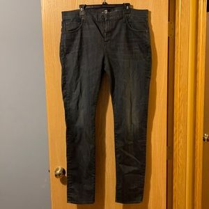 7 For All Mankind Paxtyn Skinny Jeans 40 x 32